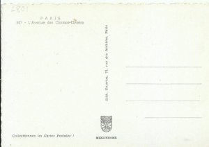 France Postcard - L'Avenue Des Champs - Elysees - Paris - Ref 12625A