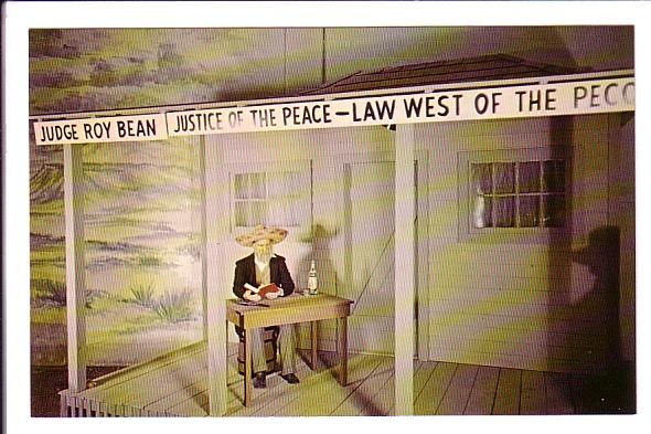 Judge Bean - Law West of the Pecos, Buffalo Bill Wax Museum, Manitou Springs,...