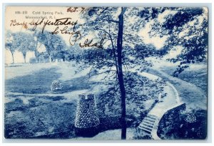 1907 Cold Spring Park Field Exterior Woonsocket Rhode Island RI Vintage Postcard