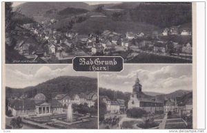Three-Views, Blick Vom Knollen, Kurbad, Ander Kirche, Bad Grund im Oberharz (...