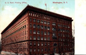 Washington D C United States Government Printing Office