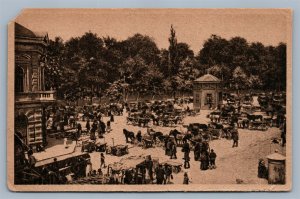 BOSNIA BROD n. S. NEDELJINI SAJAM WOCHENMARKT ANTIQUE POSTCARD