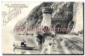 Postcard Old Aix Les Bains Bords Du Lac Du Bourget