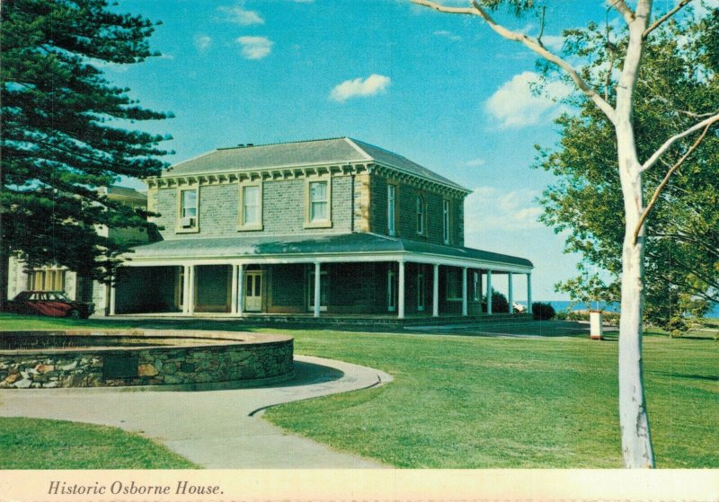 Australia Historic Osborne House Geelong Victoria Vintage Postcard BS.06