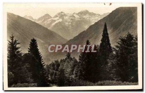 Old Postcard Luchon Park and the Port of Venasque Views Casino