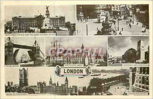 Old Postcard London Kindest Remembrances