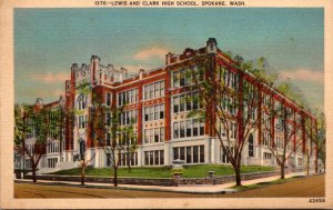 Washington Spokane Lewis and Clark High School 1940