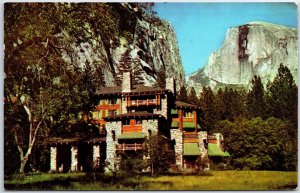 VINTAGE POSTCARD THE AHWAHNEE AT YOSEMITE NATIONAL PARK CALIFORNIA 1973