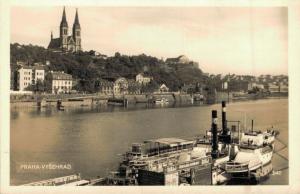 Czech Republic Prague Vyšehrad Castle RPPC 02.88