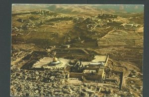 1967 Post Card Israel Jerusalem The Old City Written Where Jesus Walked 6 X 4