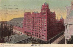 Postcard Broad Street Station Philadelphia PA