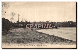 Old Postcard vicinity of Avranches View strikes