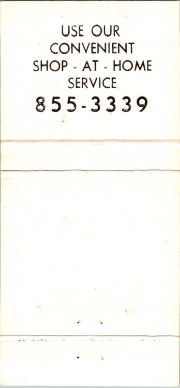 Vintage Matchbook Cover Finch Massenburg Carpet Shop Norfolk, Virginia MB142