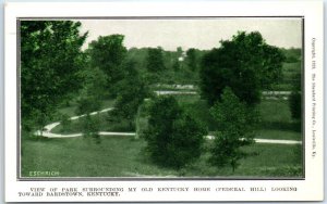 View Of Park Surround My Old Kentucky Home Looking Toward Bardstown, Kentucky