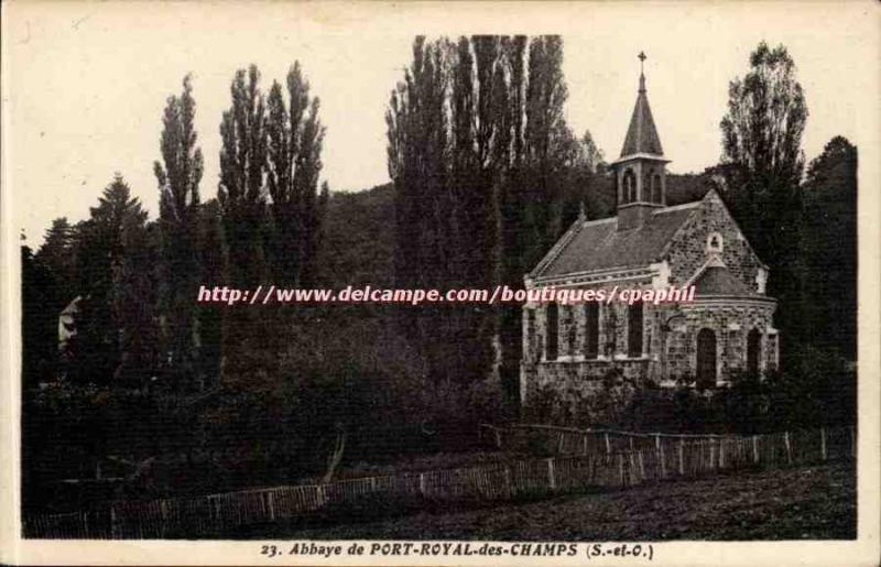 Abbey of Port Royal des Champs - Old Postcard