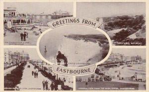 England Greetings From Eastbourne Multi View Real Photo