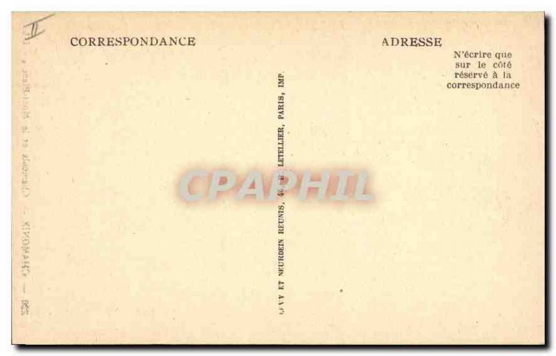 Old Postcard Chamonix and Mont Blanc