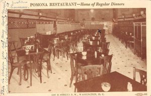Washington DC E Street NW Pomona Restaurant Vintage Postcard EE28