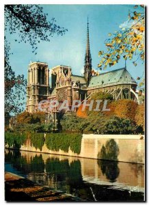 Postcard Modern Colors and Light of Paris France Notre Dame