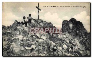 Old Postcard Dauphine Pico cross Belledonne