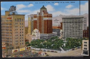 El Paso, TX - San Jacinto Plaza, The Heart of El Paso - 1948
