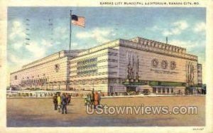 Kansas City Municipal Auditorium - Missouri MO Postcard