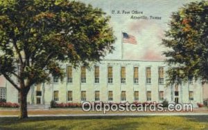 Amarillo, TX USA Post Office Unused 