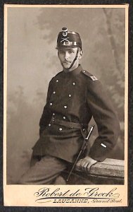 Robert de Greck Soldier Sharp Shooter   2.5 x 4 Photograph