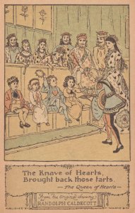 The Queen Knave Jack Of Hearts Randolph Caldecott Postcard