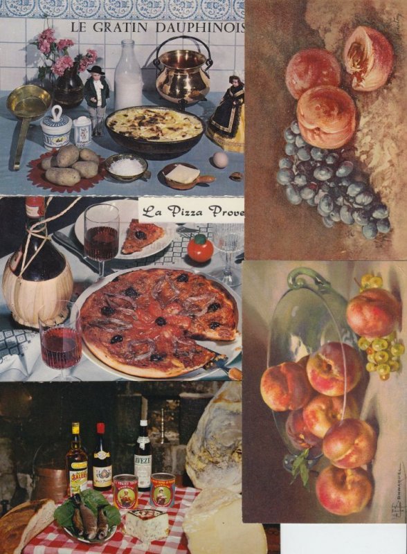 FOOD FRUIT COOKING 145 Vintage Postcards pre-1970 (70 cards pre-1940) (L3626)