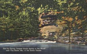 Largest Spring in the World near Van Buren MO, Missouri - Linen