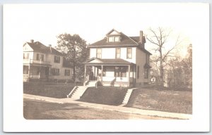 Vintage Black & White Postcard of Dayton Ohio Home at 25 Tarnell Ave