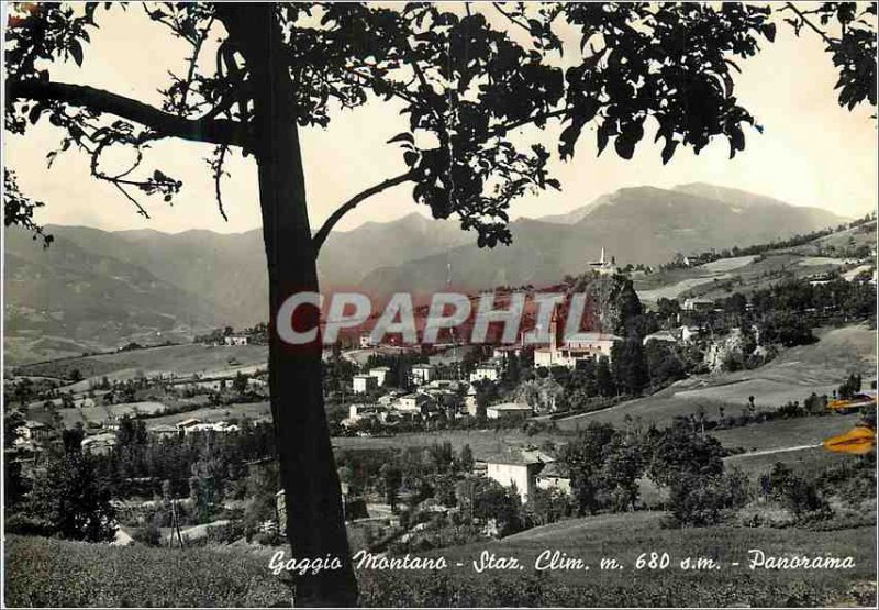 Postcard Modern Gaggio Montano Staz Clim 680 m sm Panorama