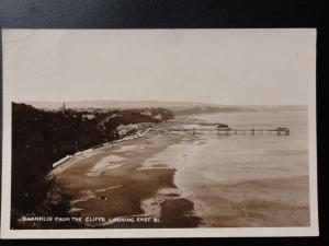 Isle of Wight: Shanklin from the Cliff looking East c1929 RP Postcard by Nigh