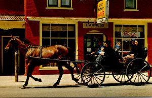 Canada Kitchener Mennonite Family On Main Street