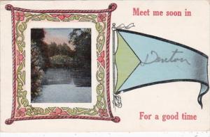 New York Meet Me Soon In Denton Pennant Series1915