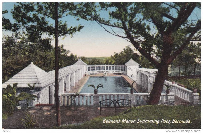 Scene of Belmont Manor swimming pool, Bermuda, 00-10s