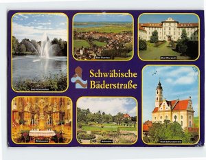 Postcard Schwäbische Bäderstraße, Germany