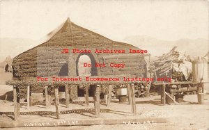 Mexico Border War, RPPC, 18th Infantry Kitchen in Naco, Arizona