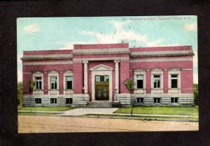 NY Niagara Falls Library Niagara Falls New York Postcard 1910