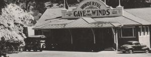 RPPC Cave of the Winds Entrance near Pikes Peak and Colorado Springs