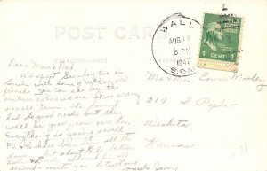 c.'40s, Real Photo RPPC, Main Street, Murdo, South Dakota, SD, Old Postcard