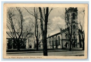 1946 St. Peter's Anglican Church Cobourg Ontario Canada Posted Vintage Postcard