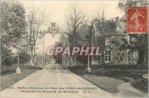 Old Postcard Honor Grid Vaux Park Cernay