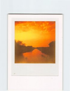 Postcard River Sunset Scenery