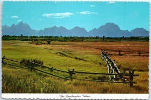 Postcard - The Spectacular Tetons, The Grand Tetons - Wyoming