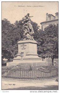 Statue Quand Meme, BELFORT, France, 1900-1910s