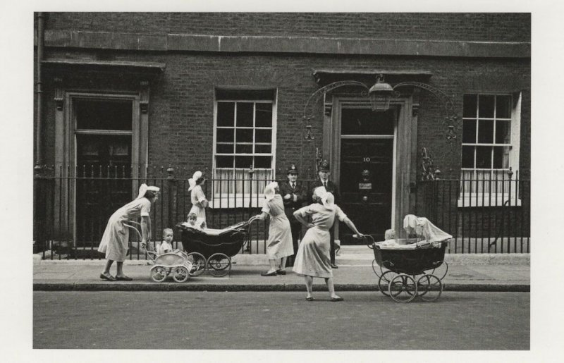 Nanny Nannies At 10 Downing Street 1950s Policeman Award Postcard