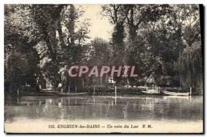 Old Postcard Enghien les Bains A Corner of the Lake