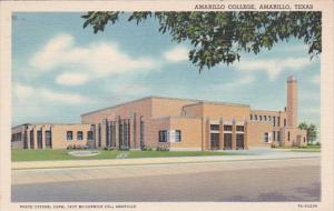 Texas Amarillo Amarillo College 1939 Curteich